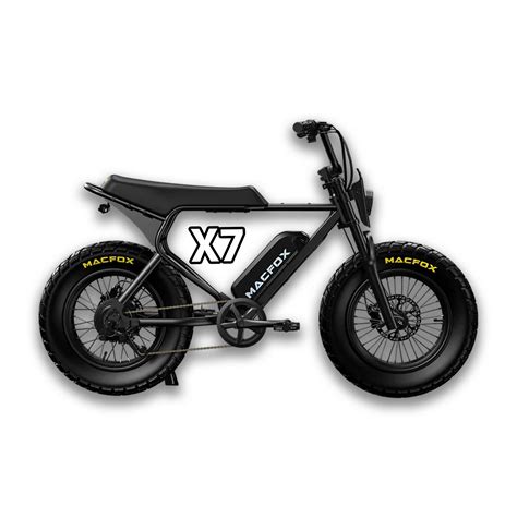 Macfox X7 Electric Bike – 750W Fat Tire Ebike for All-Terrain ...