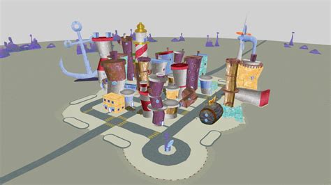 Image result for Bfbb Downtown Map