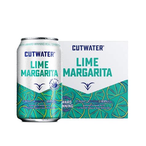 Cutwater Lime Tequila Margarita Cocktail - 4pk/355ml Cans — UPC ...