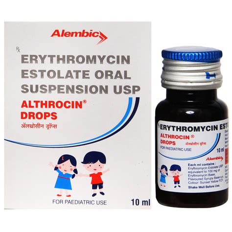 Althrocin Drops | Uses, Side Effects, Price | Apollo Pharmacy