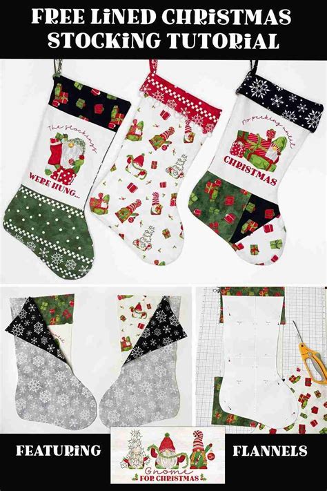Image result for Christmas Stocking with Cuff Tutorial