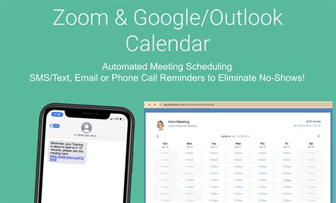 Zoom Meeting Scheduler Using SMS/Text Reminders | GReminders