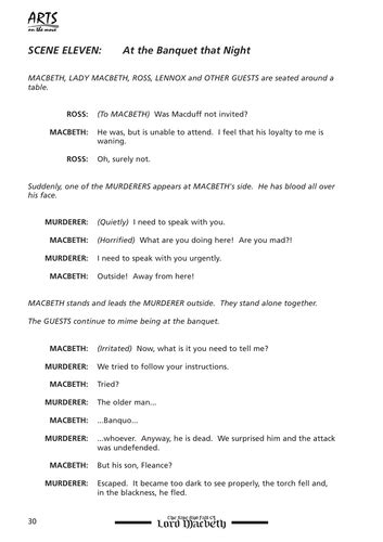 Image result for Macbeth Script