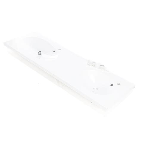 Kkp design. Top Solid – double. Håndvask i hvid højglans komposit ...