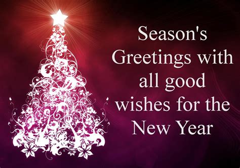 Season's Greetings With All Good Wishes For The New Year Pictures ...