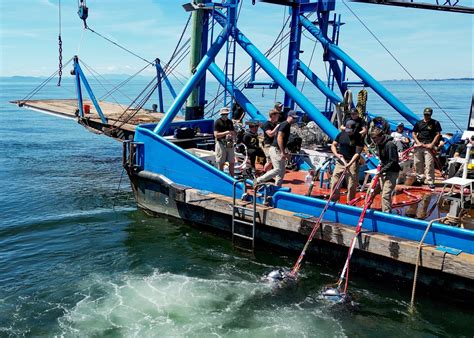US Army deep sea divers retrieve derelict fishing nets in partnership ...