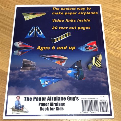 The Paper Airplane Guy's Paper Airplane Book for Kids (Signed Copy) – Paper Tree - The Origami Store