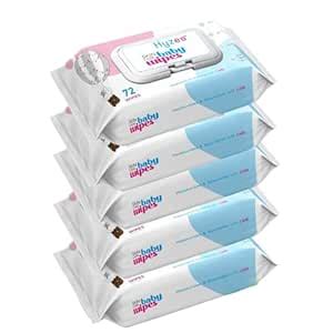 Amazon.in: Buy Hyzee Baby Wet Wipes - 99% Pure Water Baby wipes pH ...