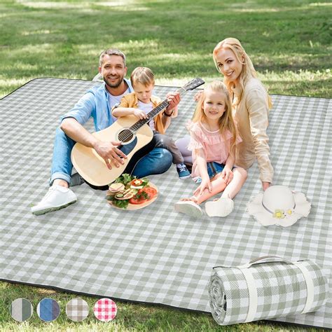 Amazon.com: Picnic Blankets Outdoor Extra Large - 80"x80" Portable ...