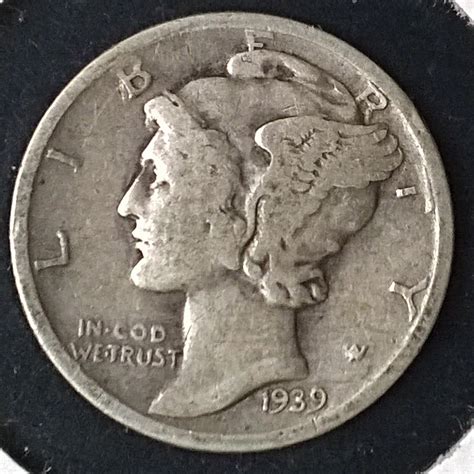 1939 D Winged Liberty Head Dime - Free Shipping for additional coins ...
