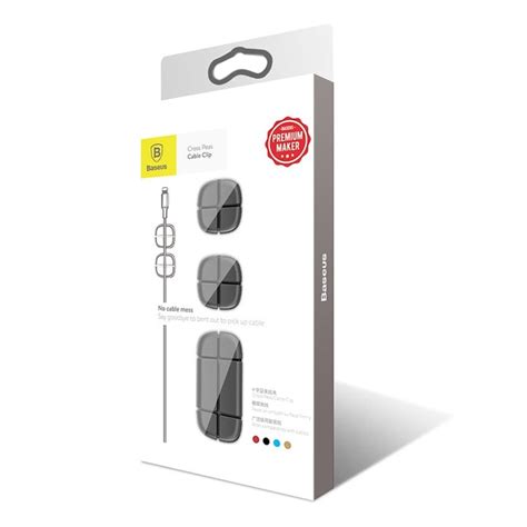 Baseus Cable Organizer Flexible Silicone USB Cable Winder Wire Managem ...