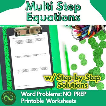 Image result for Multi-Step Equations Word Problems Examples