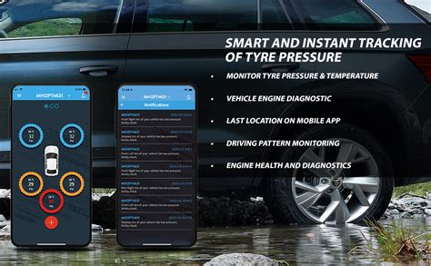 TREEL Car/SUV Smart TPMS Bluetooth LE Valve Type with GPS & OBD ...