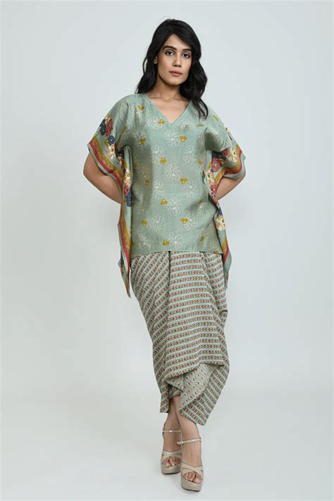 Silk Sage Luxe Co-ord Set - omaanajaipur