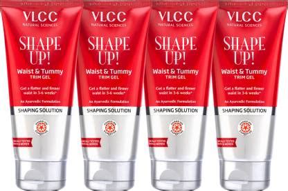 VLCC Shape Up Waist & Tummy Trim Gel (Pack of 4) Price in India - Buy ...