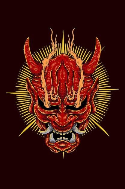 Samurai vector illustration | Premium Vector