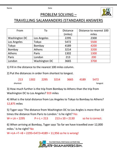 Image result for Math Word Problems 4th Grade