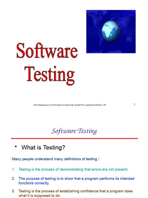 Image result for Software Testing Notes.pdf