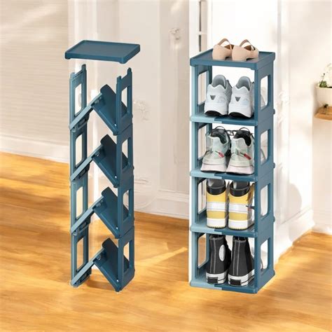 Aliensware 4 Tier Shoe Rack, Sturdy, Collapsible and Versatile Almirah ...
