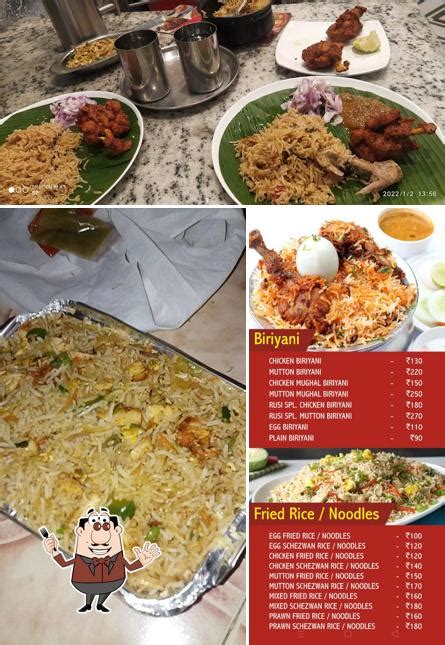 Rusi Biriyani, Tiruvallur - Restaurant menu, prices and reviews