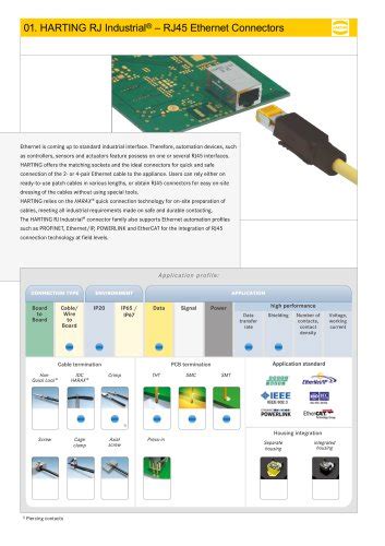 Industrial Connectors Han® - HARTING - PDF Catalogs | Technical ...