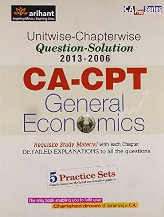 Buy Unitwise-Chapterwise Questions-Solutions (2013-2006) CA-CPT General ...
