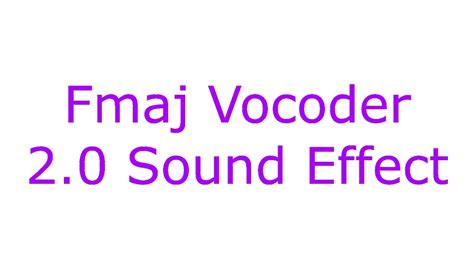 Image result for Fmaj Vocoder Audio