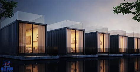 China Steel Structure Shipping Container Hotel with Sweet Terrace ...