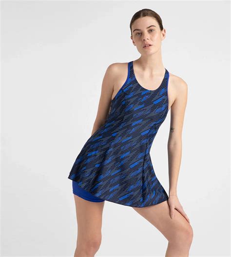 Buy Speedo Hyperboom All Over Printed Racerback Swimdress Essential ...