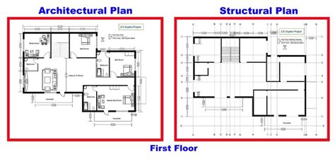 Architectural and structural floor plan in AutoCAD 2d | Freelancer