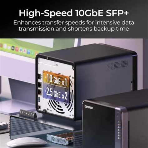 QNAP TS-432X-4G NAS | 4-Bay | 10GbE | PCIe Expansion