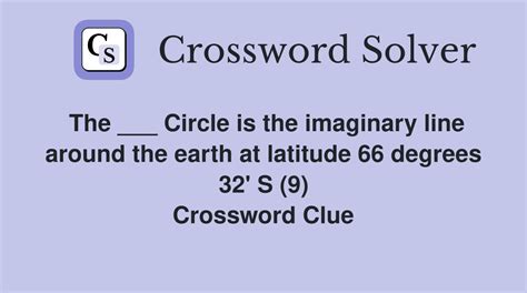 The ___ Circle is the imaginary line around the earth at latitude 66 ...