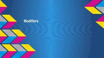 Image result for Modifier Extension PowerPoint