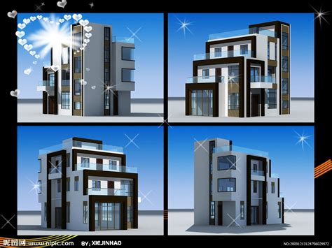 小房子maya模型_中式建筑模型下载-摩尔网CGMOL