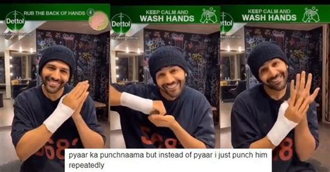 Kartik Aaryan's Handwashing PSA On TikTok Is Getting Roasted By People ...
