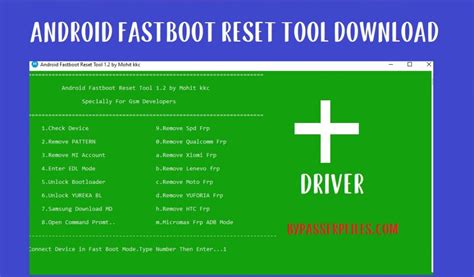 Android Fastboot Reset Tool V1.2 的图像结果