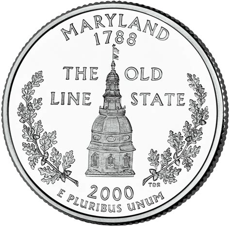 Quarter Dollar 2000 Maryland, Coin from United States - Online Coin Club