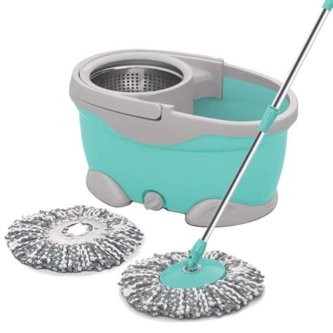 Spotzero by Milton Swift Stainless Steel Wringer Spin Mop with Four ...