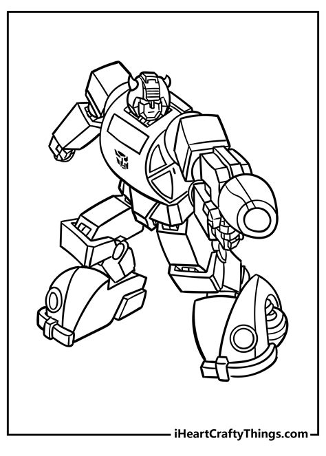 Coloring Pages Transformers Bumblebee
