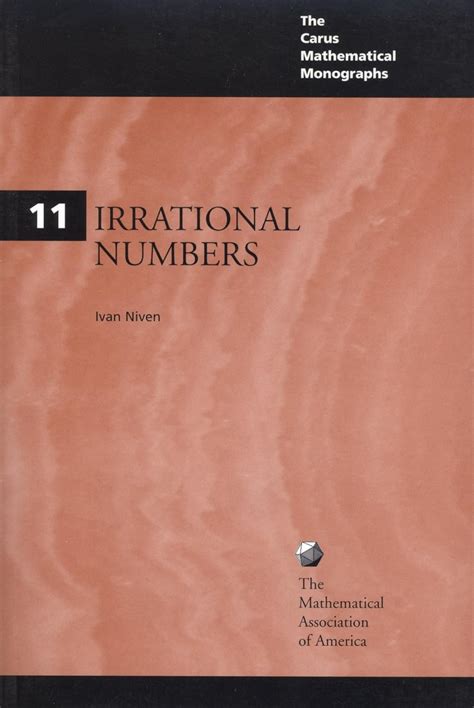 Buy Irrational Numbers (Carus Mathematical Monographs, Series Number 11 ...
