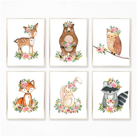 Woodland Animals Nursery Girl at Marina Williams blog