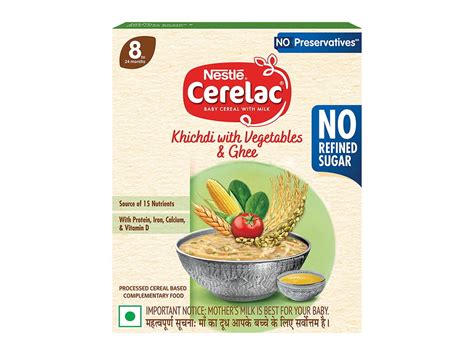 CERELAC Khichdi and Veggies, 8-24 Months, No Refined Sugar | FamilyNes