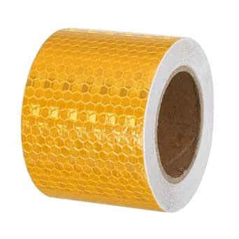 PATIKIL Reflective Tape, 2 Inches x 16 Feet Self Adhesive Waterproof ...