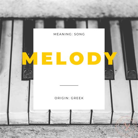 Melody - The Perfect Name for Your Music-Loving Baby