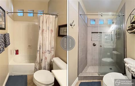 Tub Into Shower Conversion For Maximum Space And Style in Phoenix Arizona