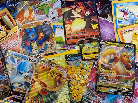 10 JUMBO Pokemon Cards BULK COLLECTION LOT! No Doubles EX GX VMAX V ...