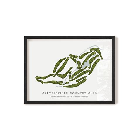 Cartersville Country Club | Golf Course Map