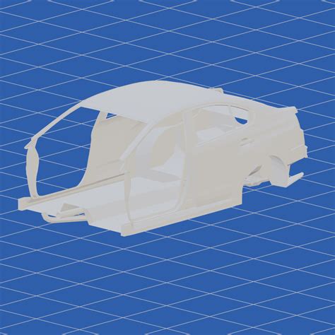 STL file 2015 Subaru WRX STi NR4 body 🛞 ・3D printer design to download ...