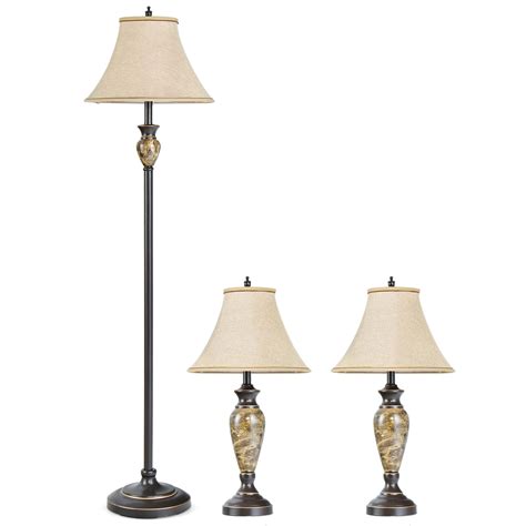 Alcott Hill® 61'' Traditional Floor & Table Lamp Set & Reviews | Wayfair