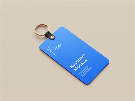Free Custom Plastic Card Keychain Mockup PSD Set - Good Mockups